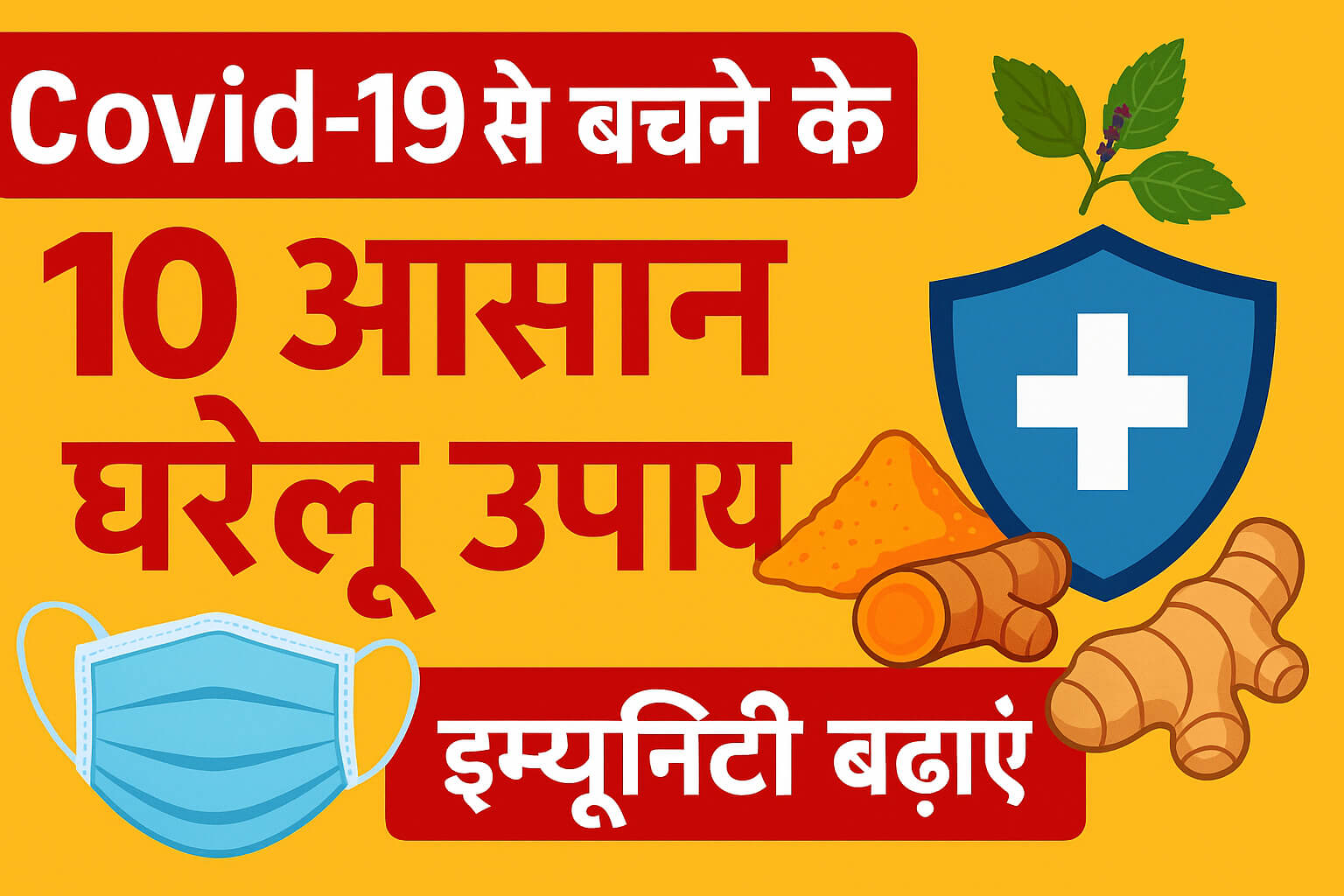 chovid-19 se bachane ke 10 aasaan ghareloo upaay imyoonitee badhaen